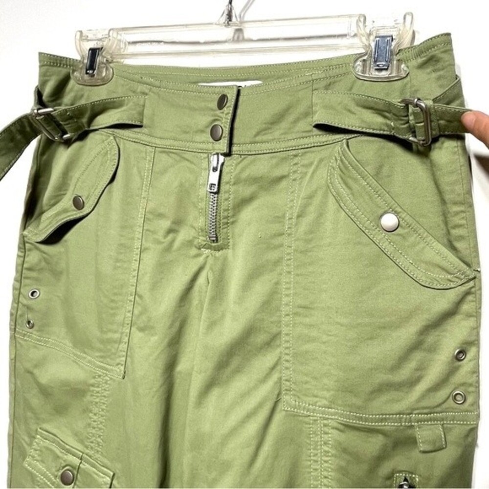 I. AM. GIA. Jetta Cargo Y2K 90s Pants in Matcha Green XS - Picture 11 of 16
